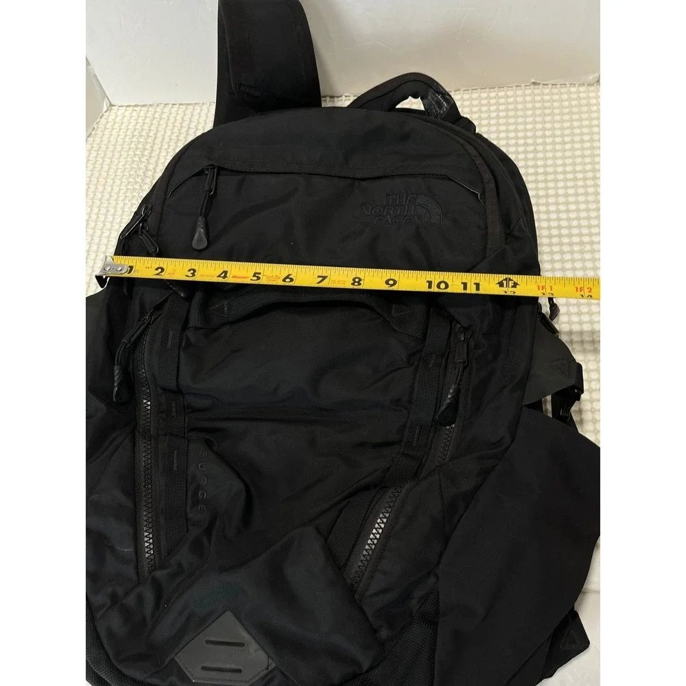 The North Face Surge Backpack Black FlexVent Laptop Travel Bag NF0A3ETV Flaws